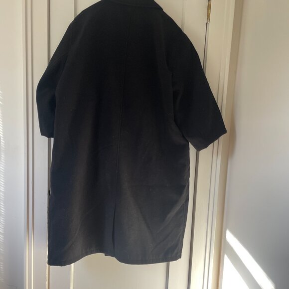 Boohoo Man 4XL Overcoat Black - Picture 4 of 7